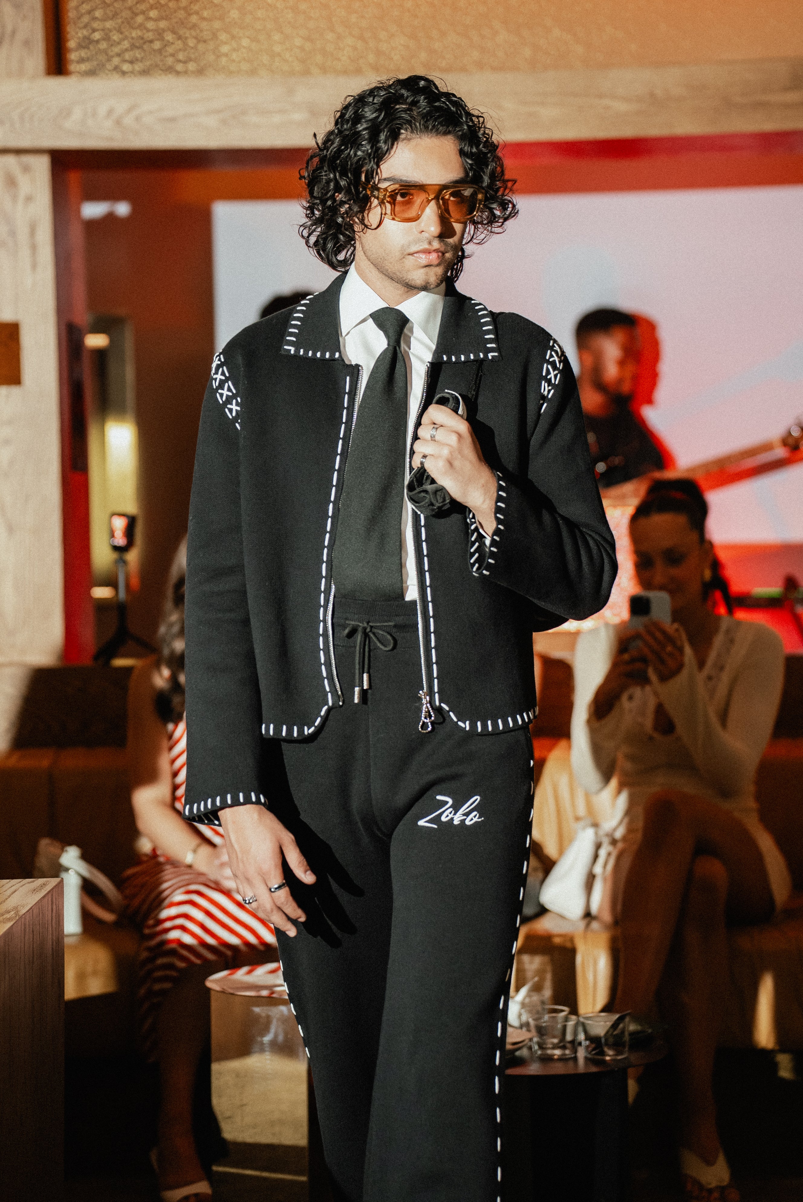 Hand Embroidery Knit Trouser - Deep Black – ARCHIVES OF ZOBO