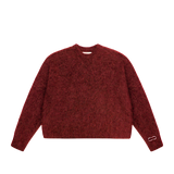 Alpaca Boxy Jumper - Garnet