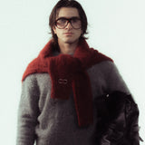 Alpaca Boxy Jumper - Garnet