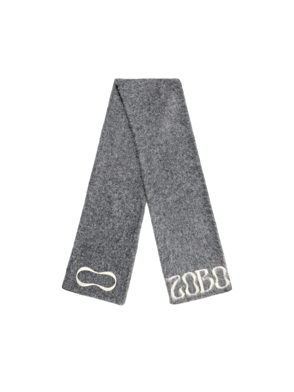 Alpaca Scarf - Dark Ash Grey